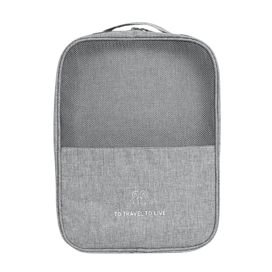 NomadLite Mesh Travel Shoe Bag – Waterproof Oxford Foldable Organizer