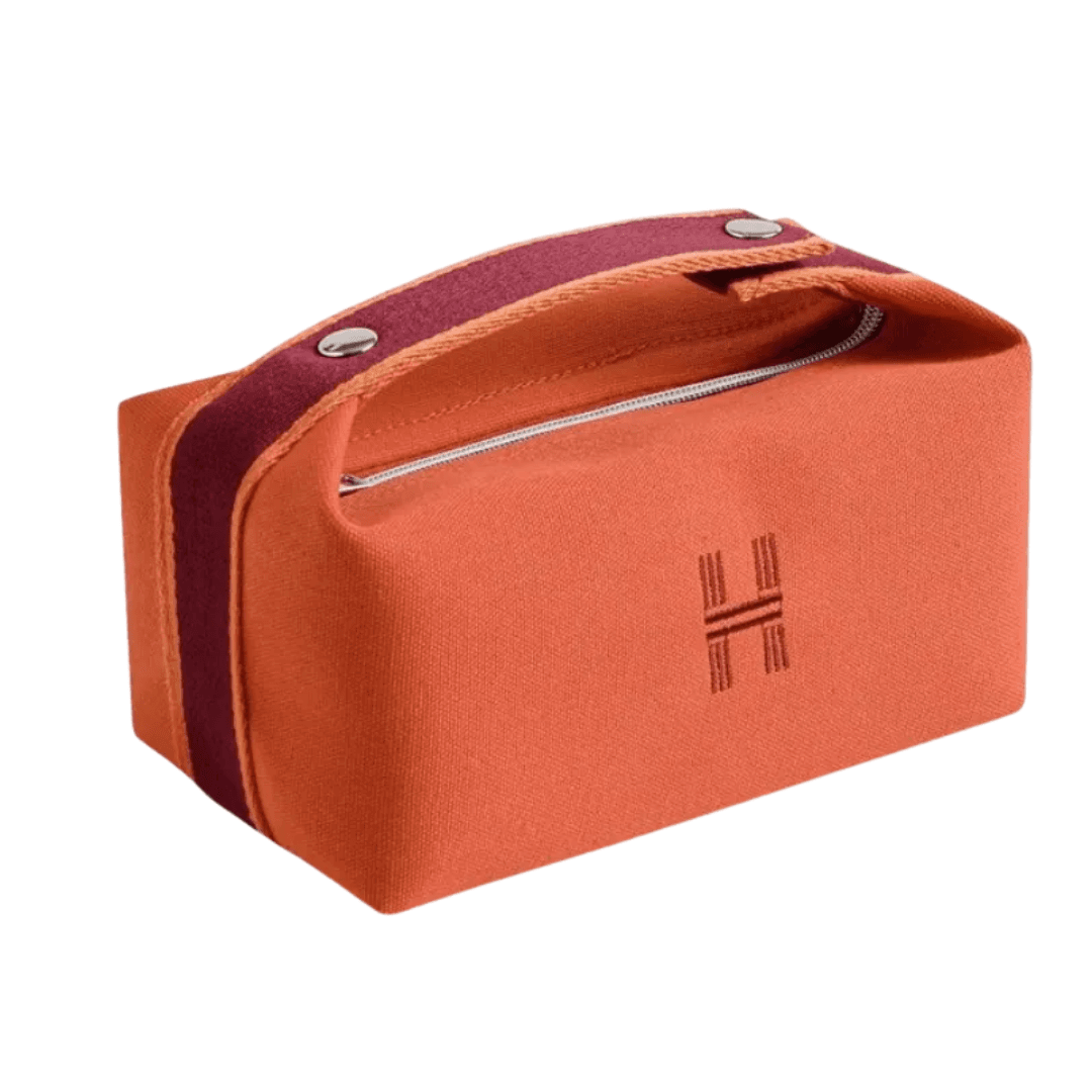 ClassicBox Custom Logo Canvas Makeup Pouch