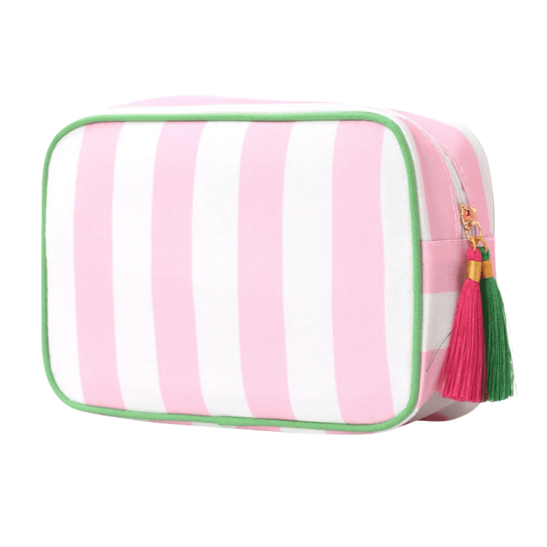 CandyStripes Custom Embroidery Makeup Pouch