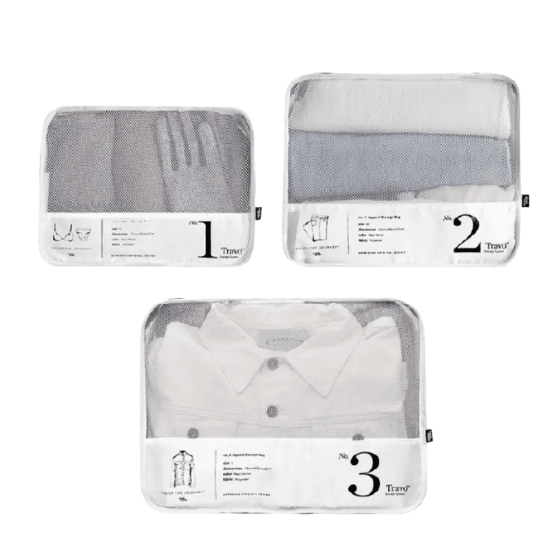 MonoIndex 8-Piece Modern Packing Cube System