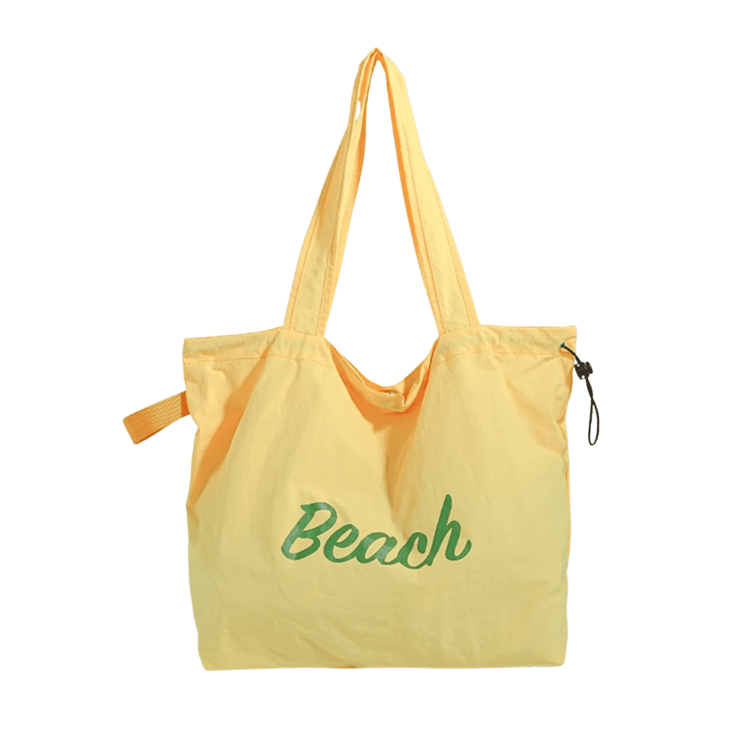 Custom Nylon Drawstring Shoulder Tote Bag