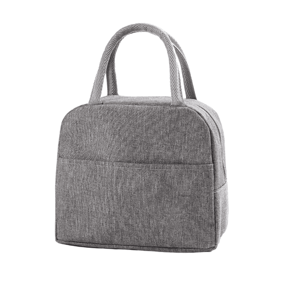 Classic Duo Bamboo-Lid Bento Set with Thermal Carry Bag