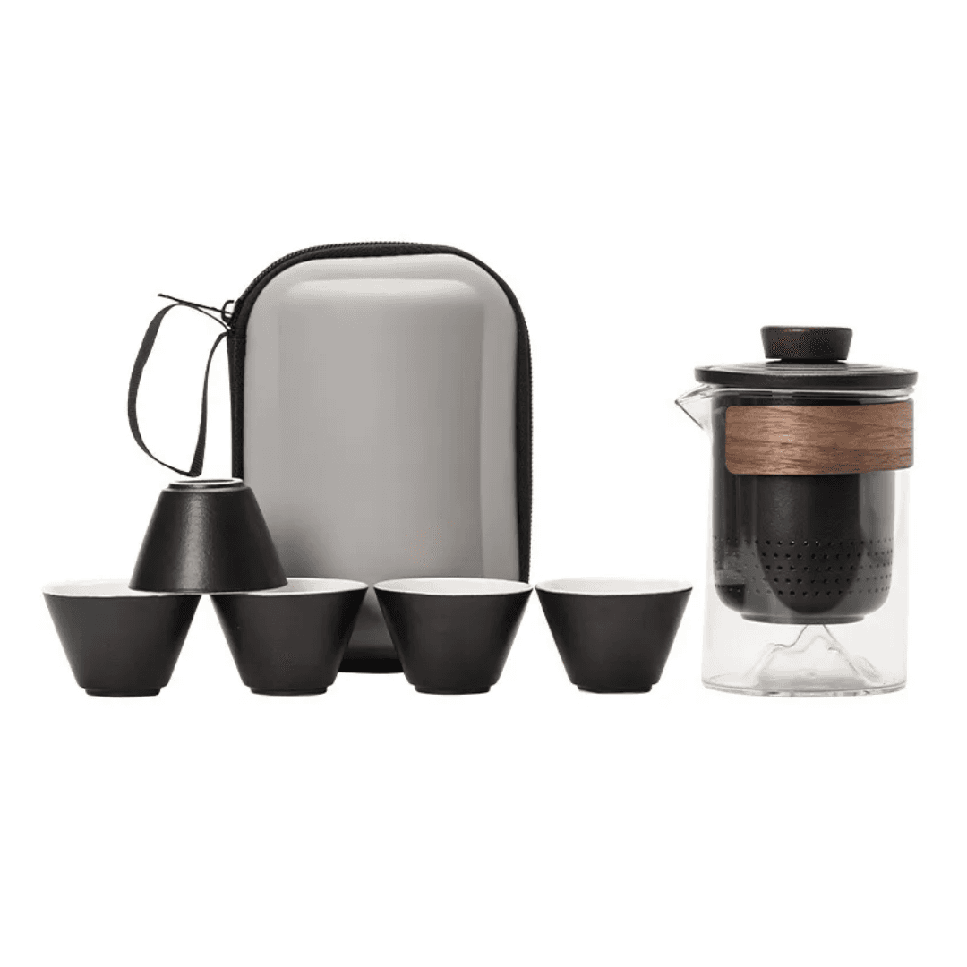 Nomad Glass Gong‑fu Tea Travel Kit