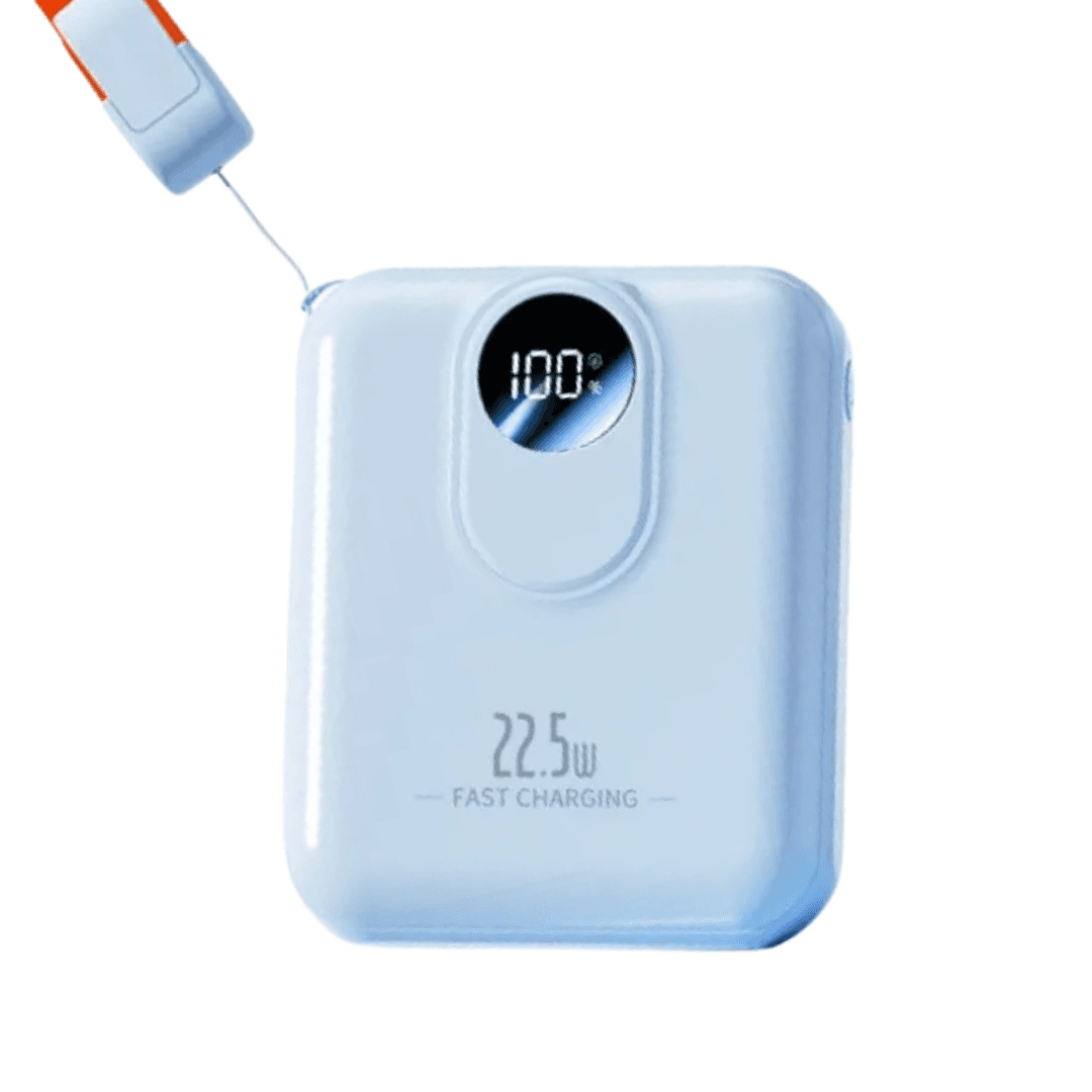 AirLoop 2025 Wireless Fast Charge Power Bank (15W | 10,000mAh | LED Display)