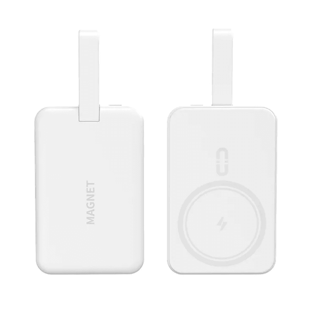 Magnetic MagSafe Power Bank with Foldable Cable (15W)