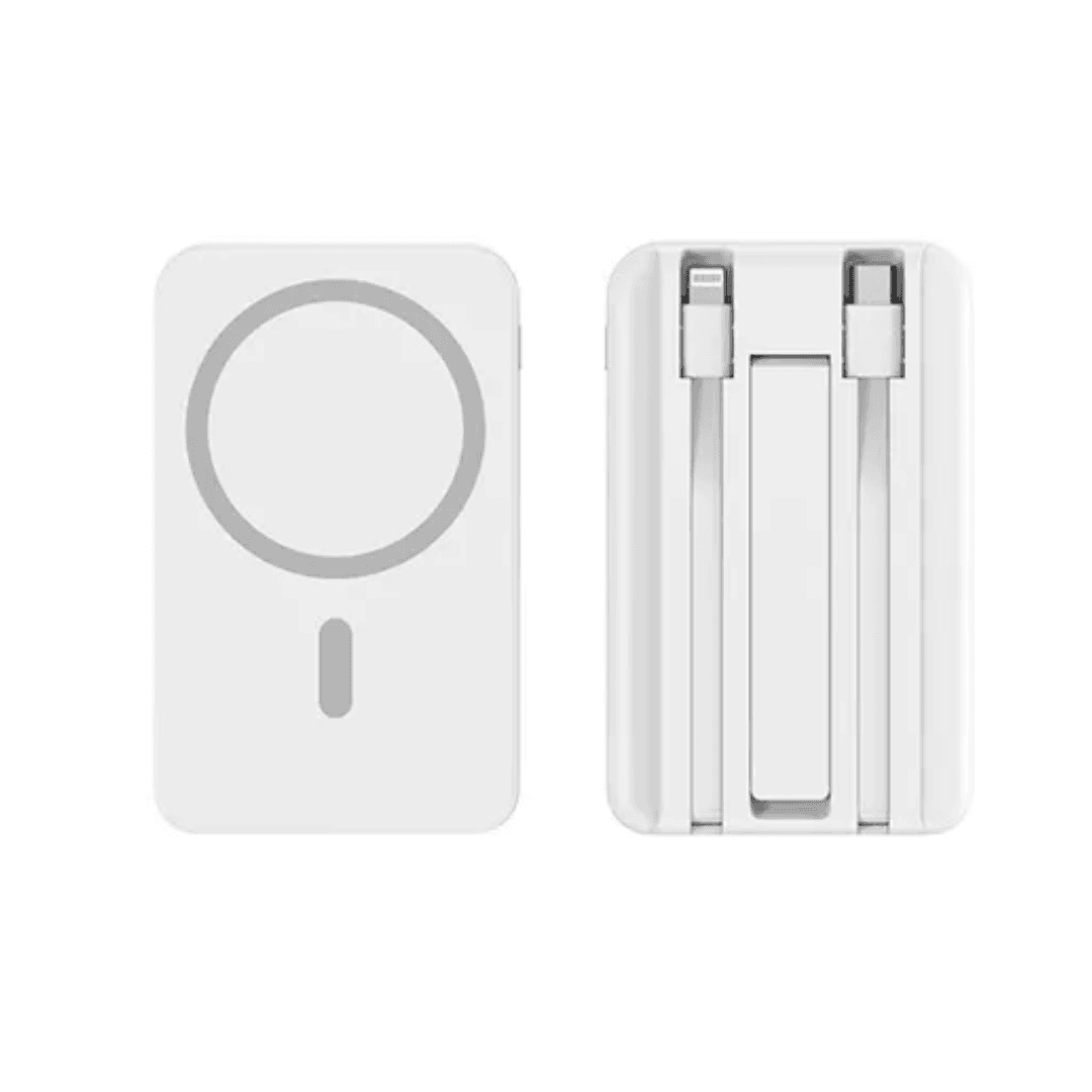 Magnetic Wireless Power Bank with Kickstand & Dual Fast Charging (22.5W)
