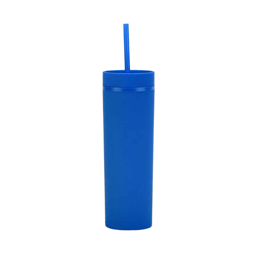 PastelPop 450 ml Double‑Wall Straw Tumbler