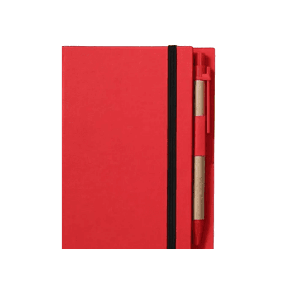 PU Kraft Sticky Note Organiser with Pen & Memo Pad