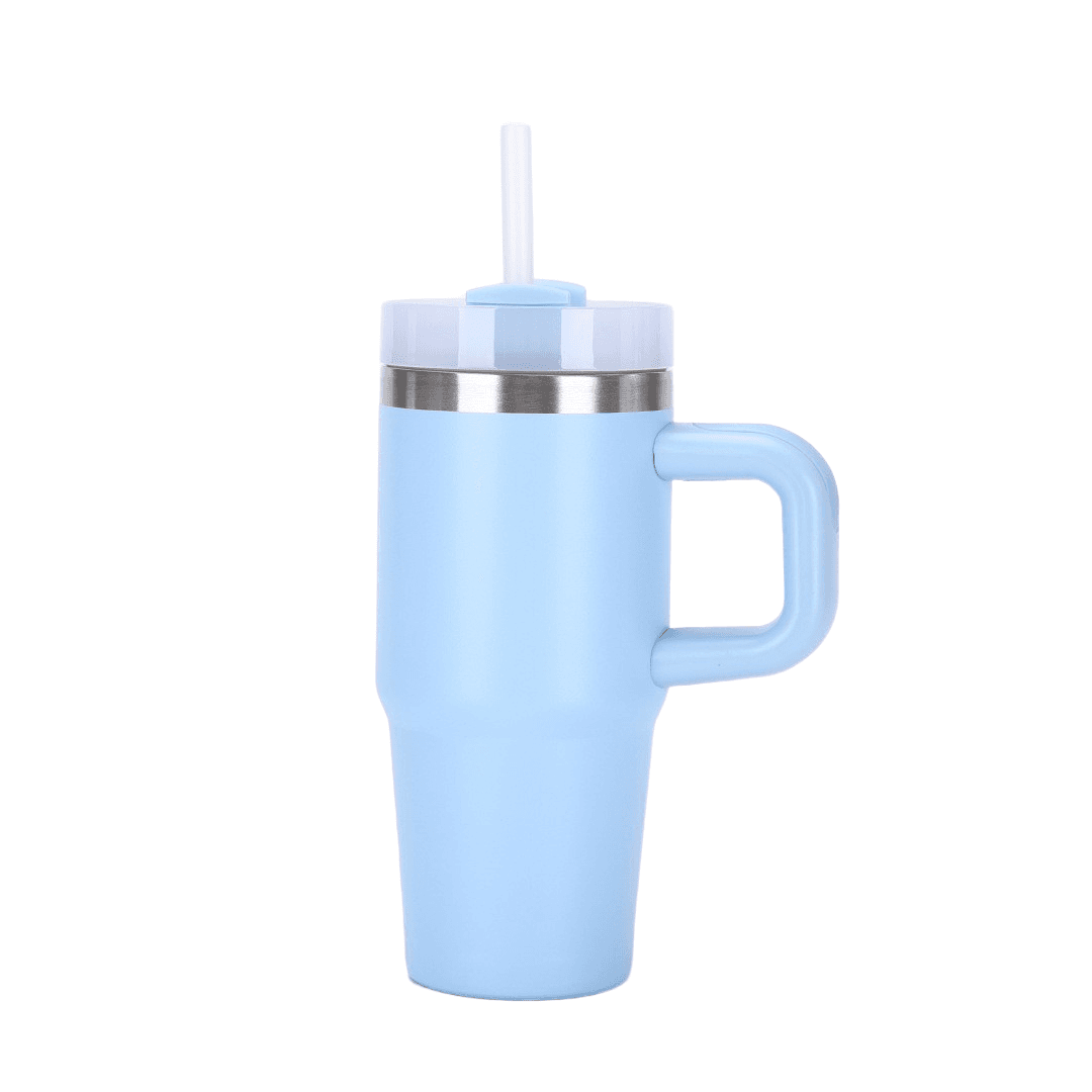 Customisable DriveSip™ Handle Tumbler with Straw — 14 oz / 414 ml
