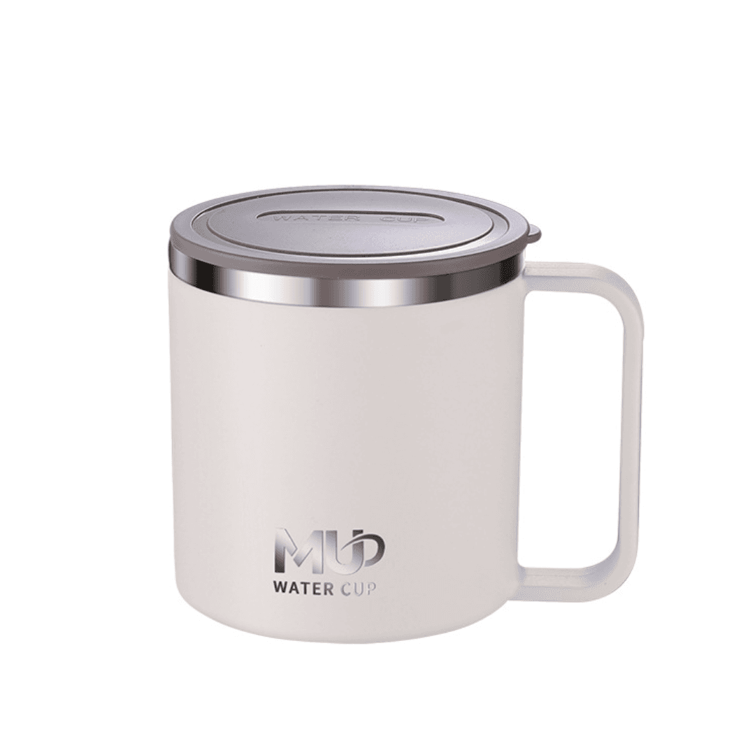 Summit‑Mate 400 ml Dual‑Wall Steel Mug with Sip‑Seal Lid