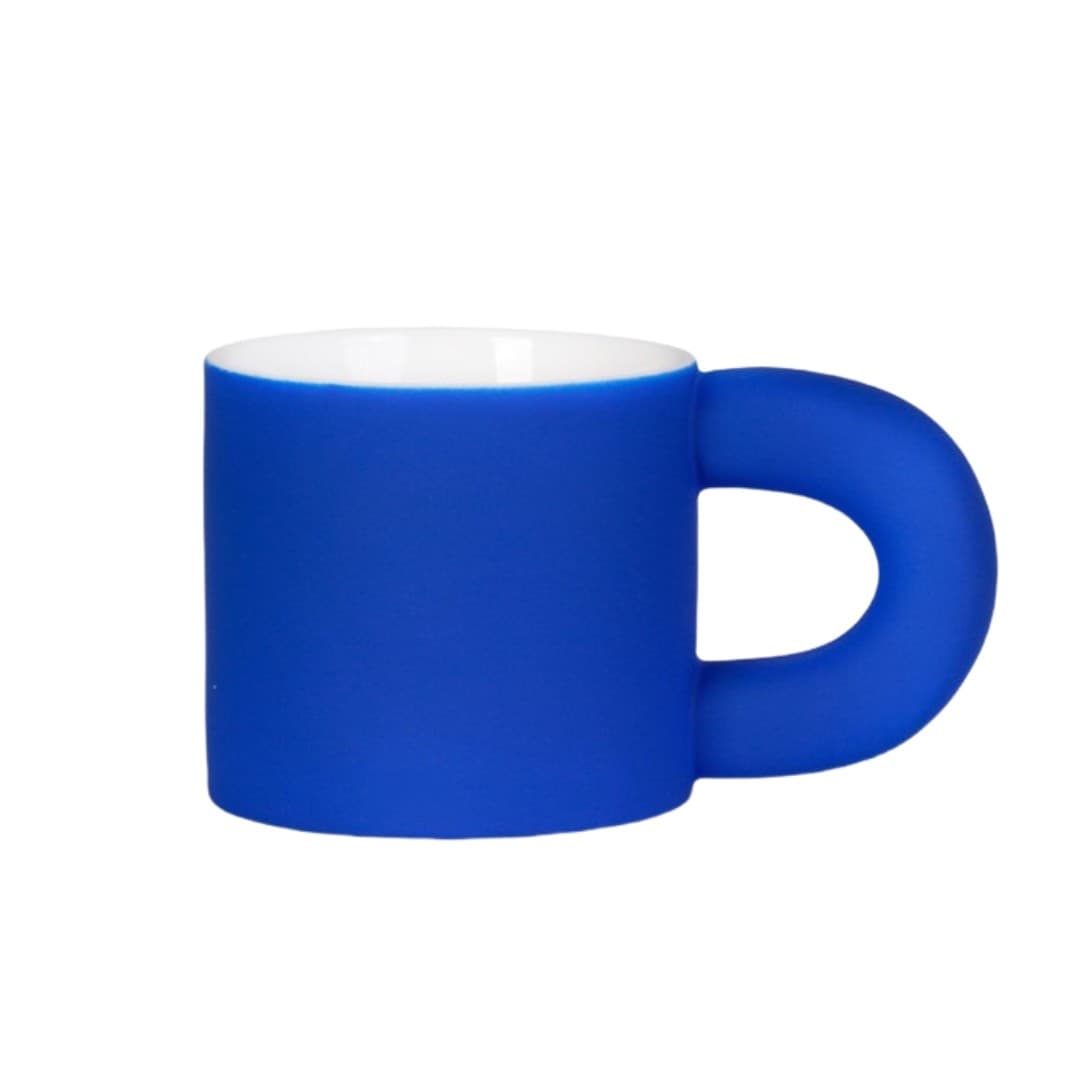 Neon Pop Stubby Ceramic Mug – 300 ml