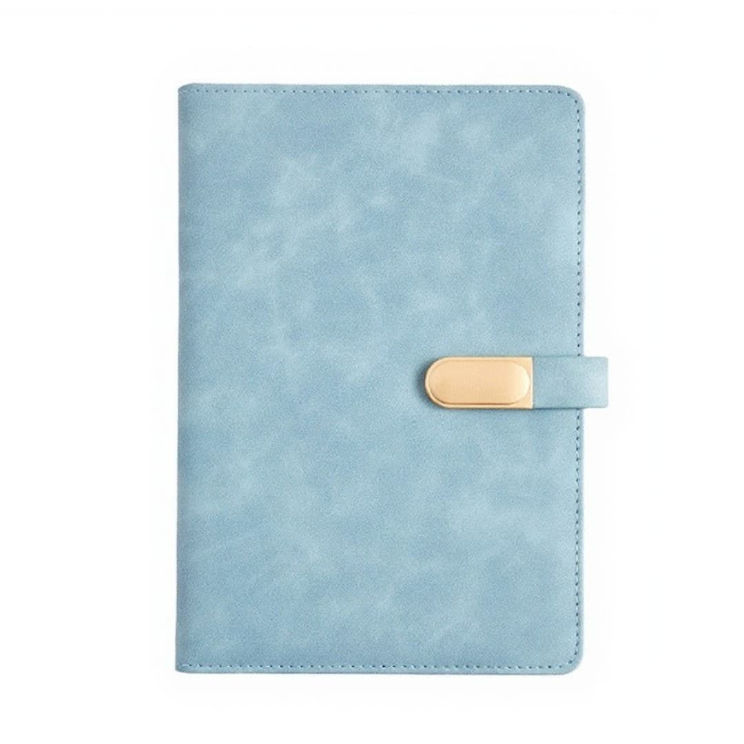 Pastel Sage Oval-Clasp A5 Notebook