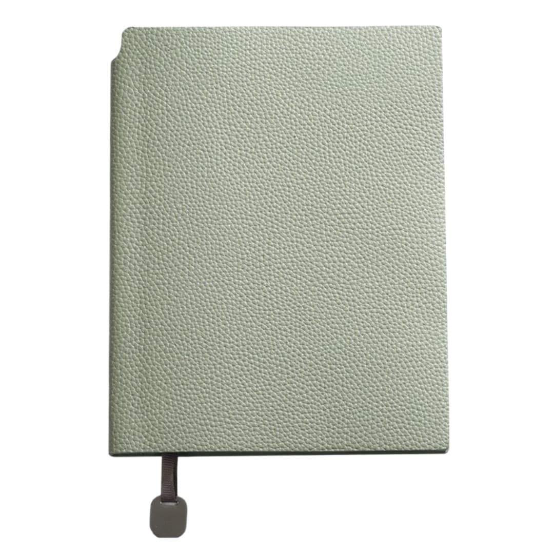Signature Pebble-Grain A5 PU Leather Notebook