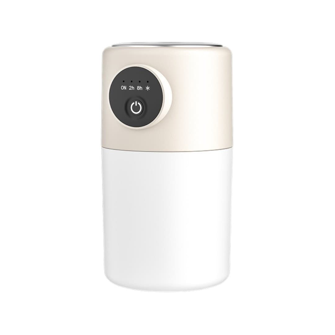 Orbit-Tilt USB Humidifier — Adjustable Stand & Digital Timer