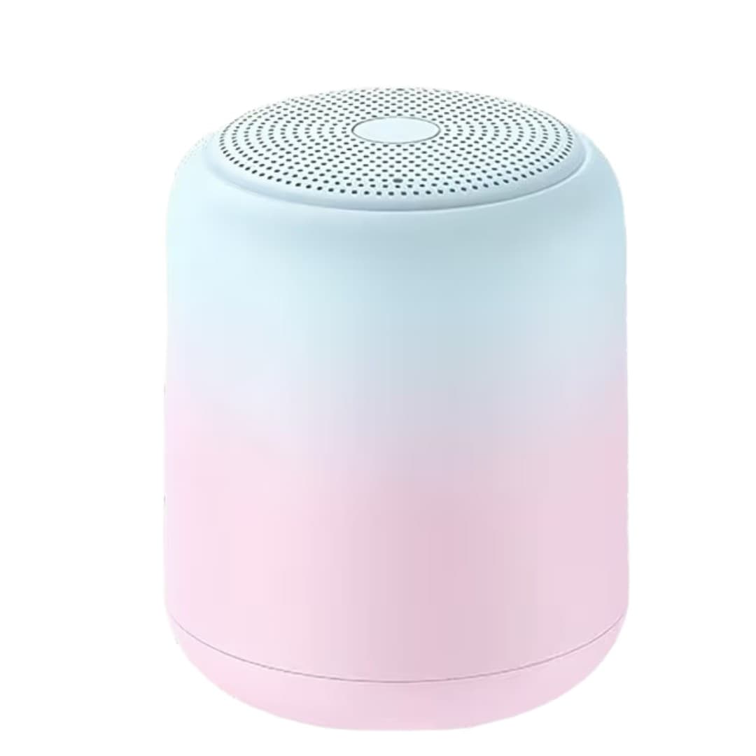Pastel Gradient IPX7 Mini Bluetooth Speaker with RGB Glow