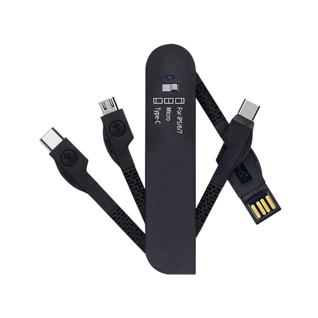 SwissBlade 3-in-1 Foldable Charging Cable