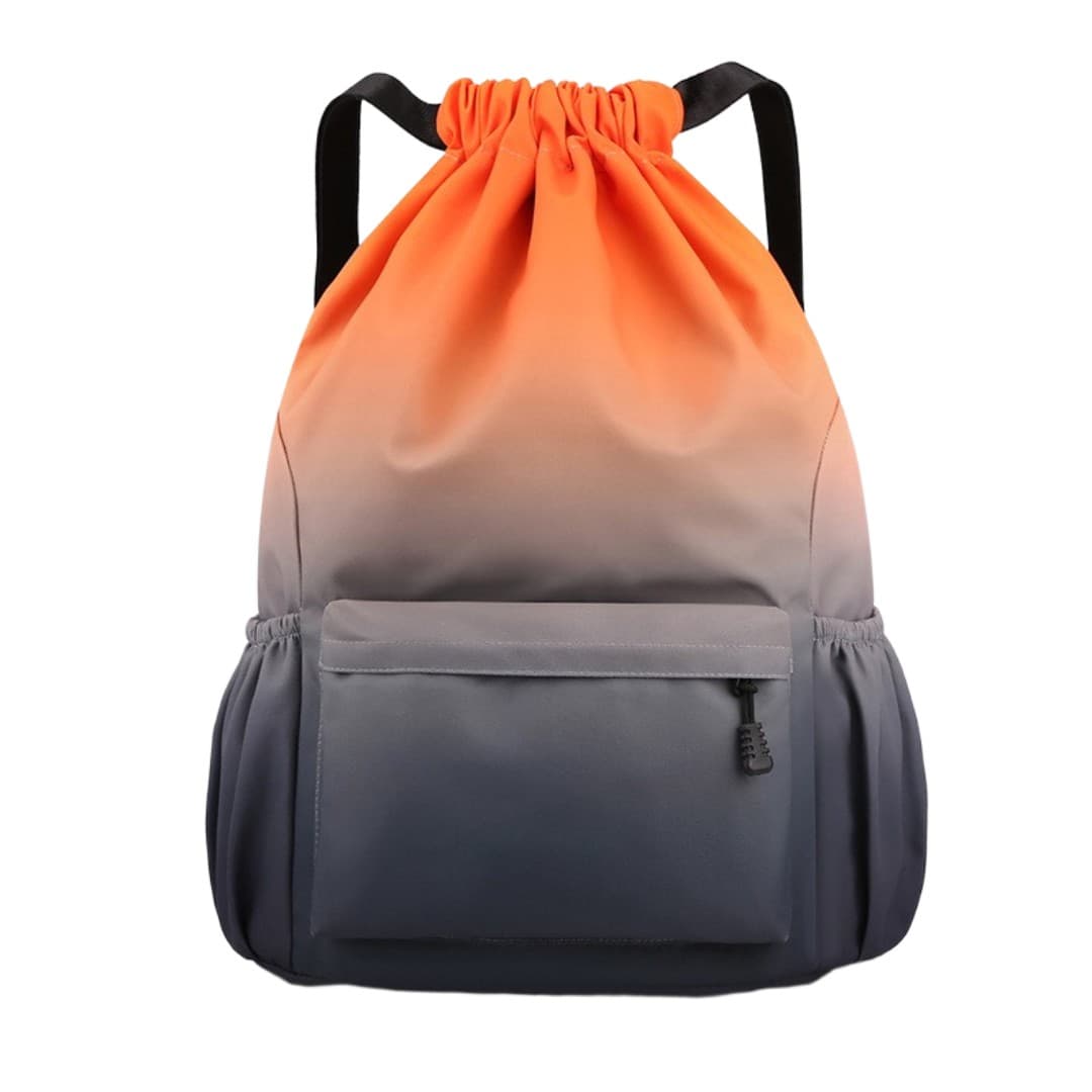 OmbreWave Water-Resistant Drawstring Backpack