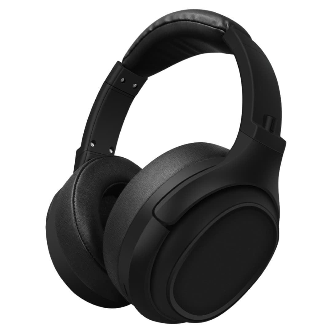 Customisable Gaming-Style Over-Ear Headphones with Red Accent