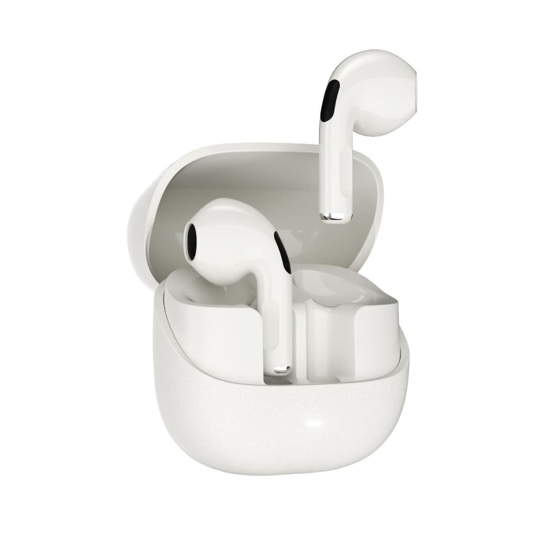 Customisable Semi In-Ear Bluetooth Earbuds with Charging Case