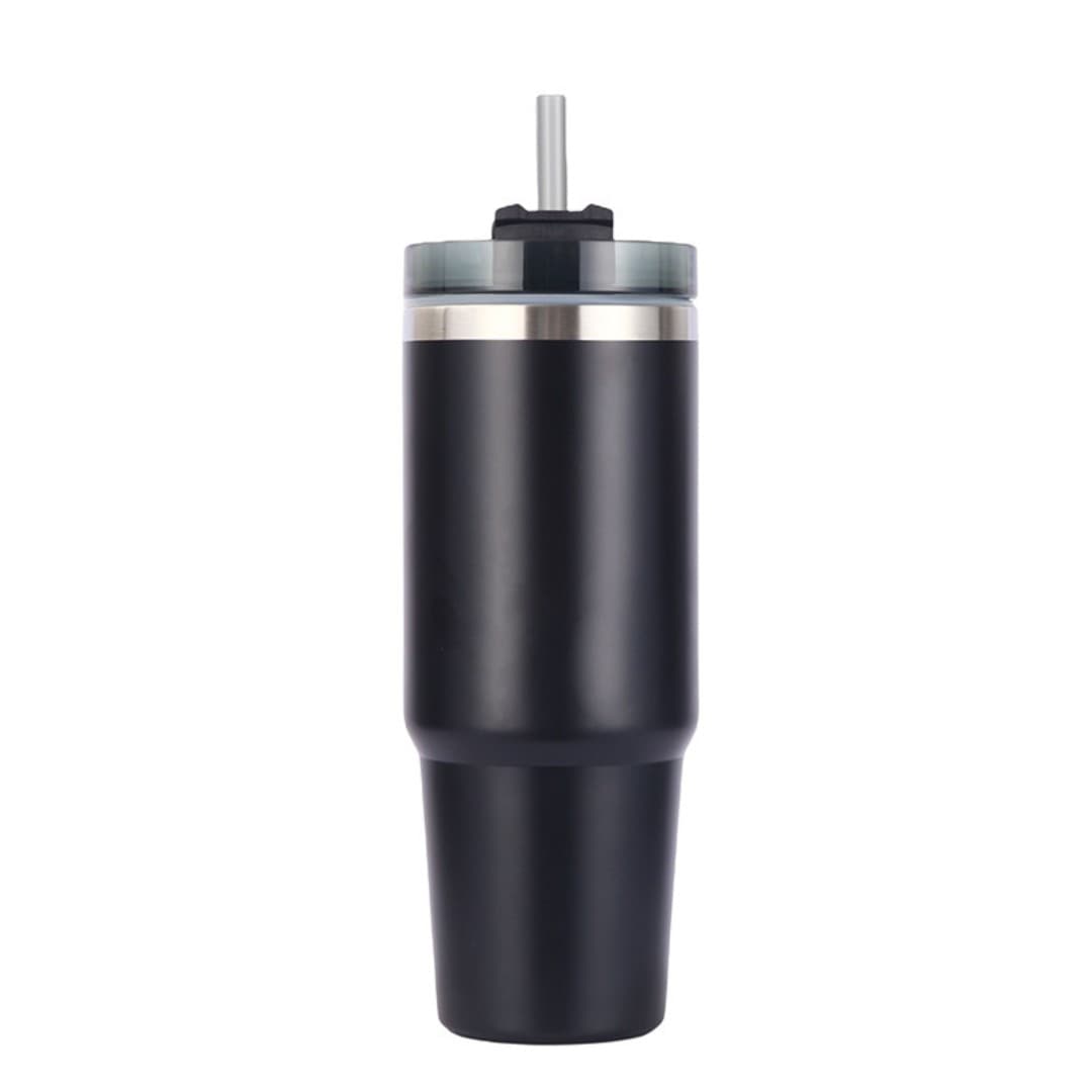 Customisable SlimGulp™ Vacuum Straw Tumbler
