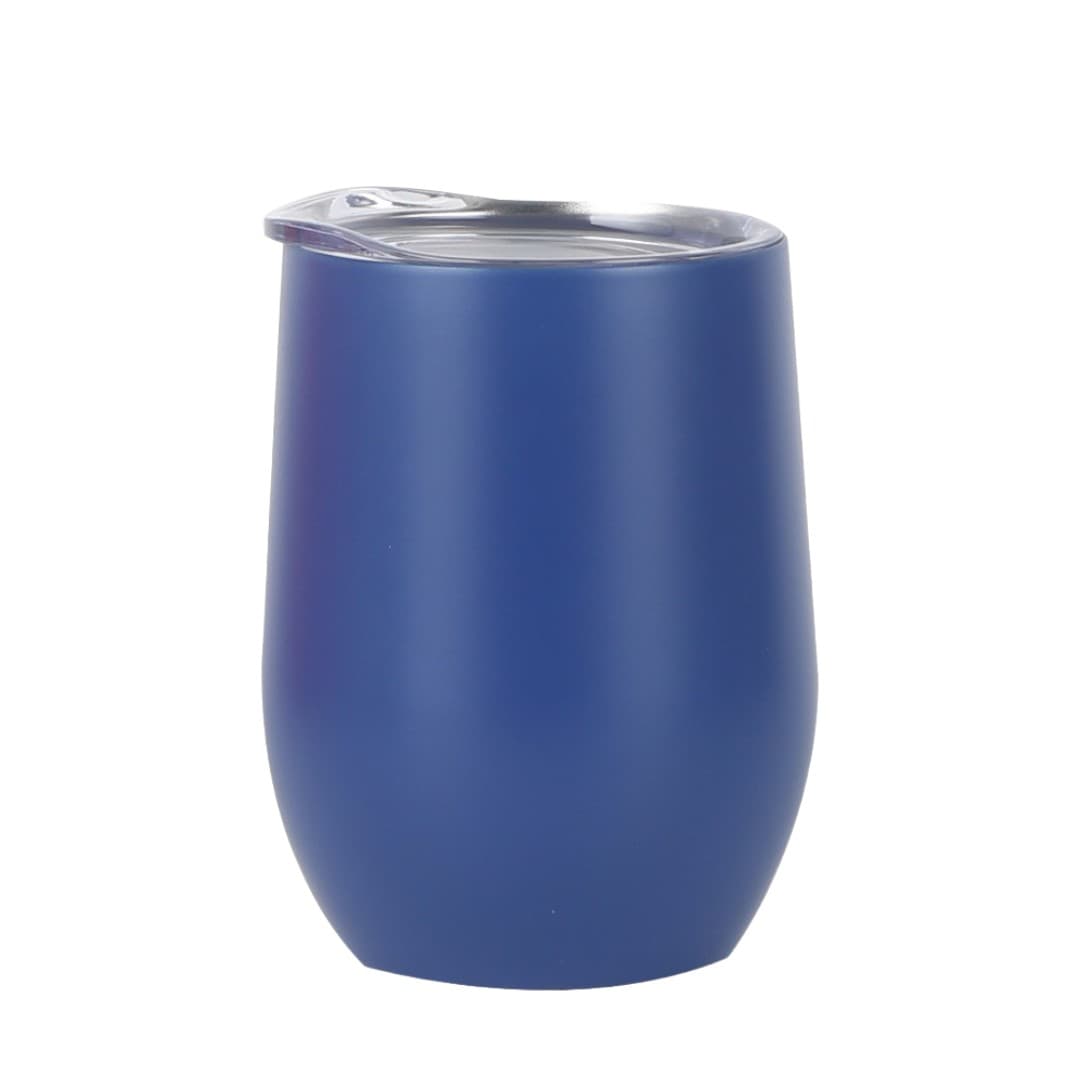 12 oz Stainless‑Steel Egg‑Shaped Tumbler