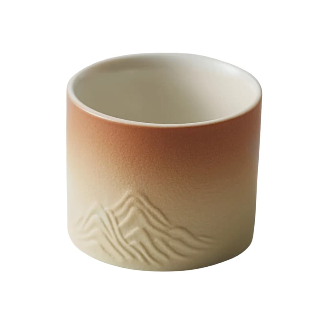 Customisable Four‑Seasons Landscape Porcelain Cup Gift Set (4 × 50 ml)