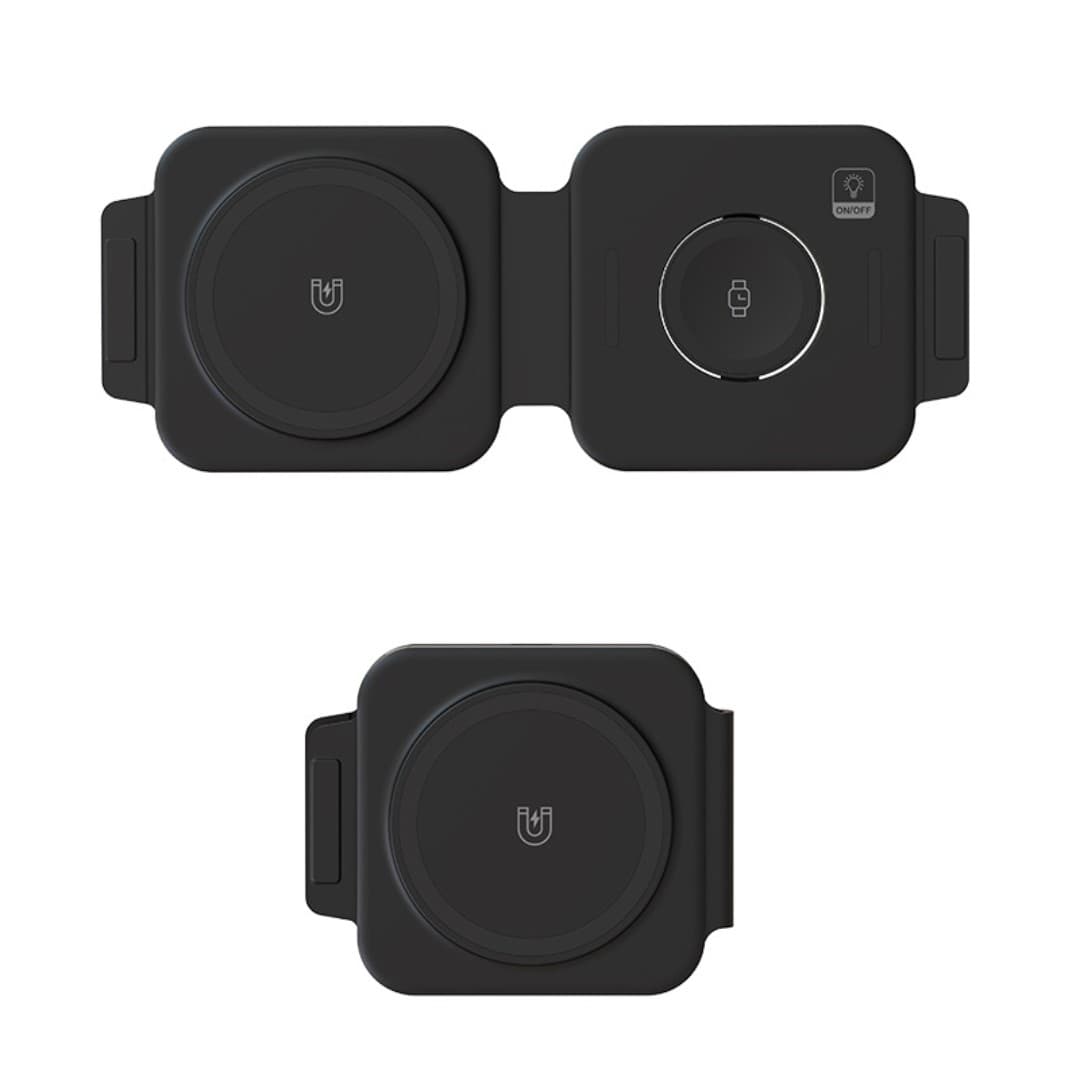 FoldMag Duo 15 W 2-in-1 Magnetic Charger