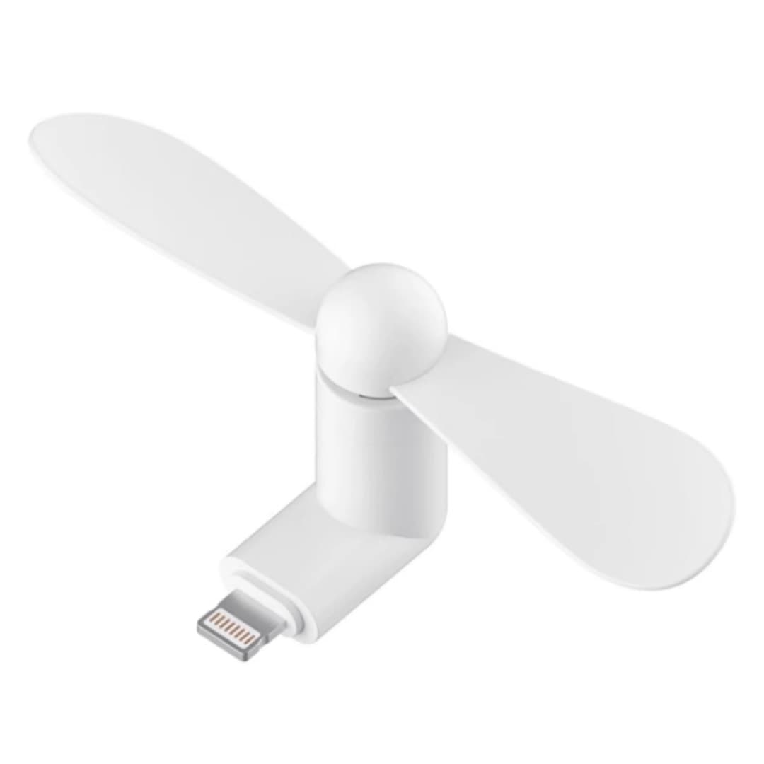 ESCASE Portable Mobile Phone Mini Fan – Lightning / Micro USB / Type-C