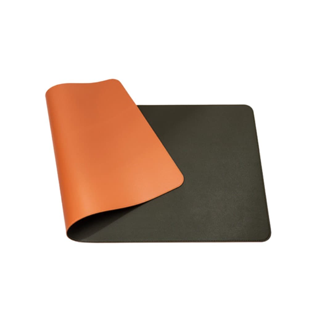 Reversible PU Leather Desk Mat 60 × 30 cm – Dual‑Colour Waterproof Mouse Pad & Writing Surface (Custom Logo)