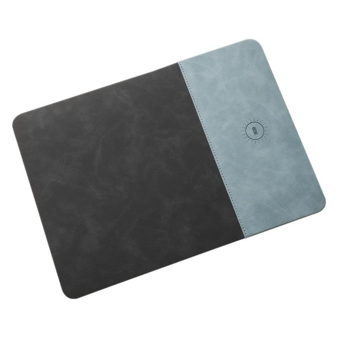 Dual‑Tone 15 W Wireless‑Charging Mouse Pad