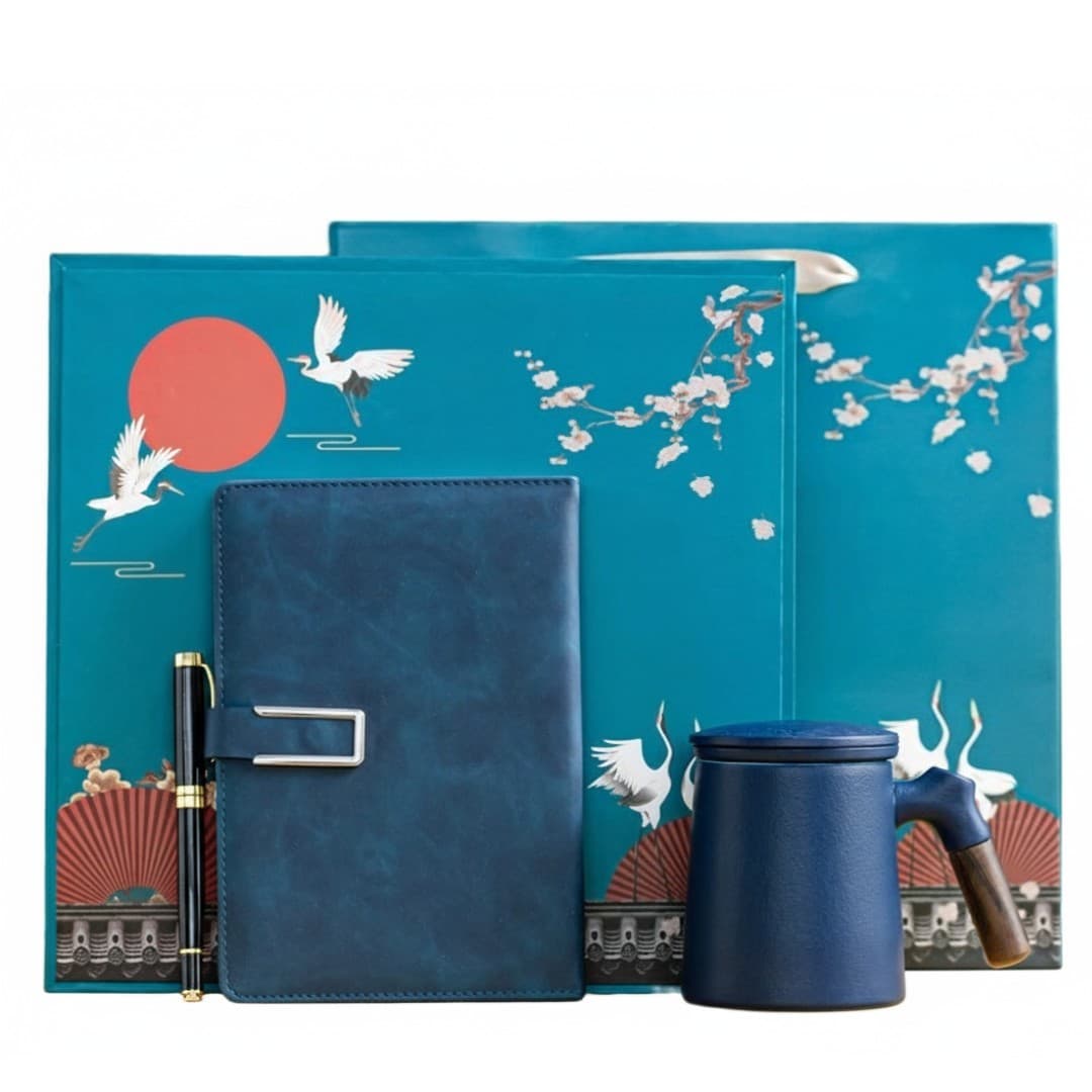 Executive Notebook & Mug Gift Set (Customisable with Logo)