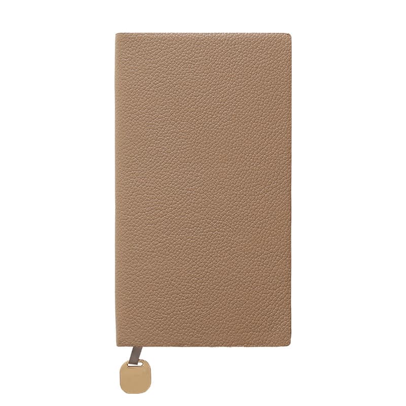 Pebble-Grain A6 PU Leather Notebook
