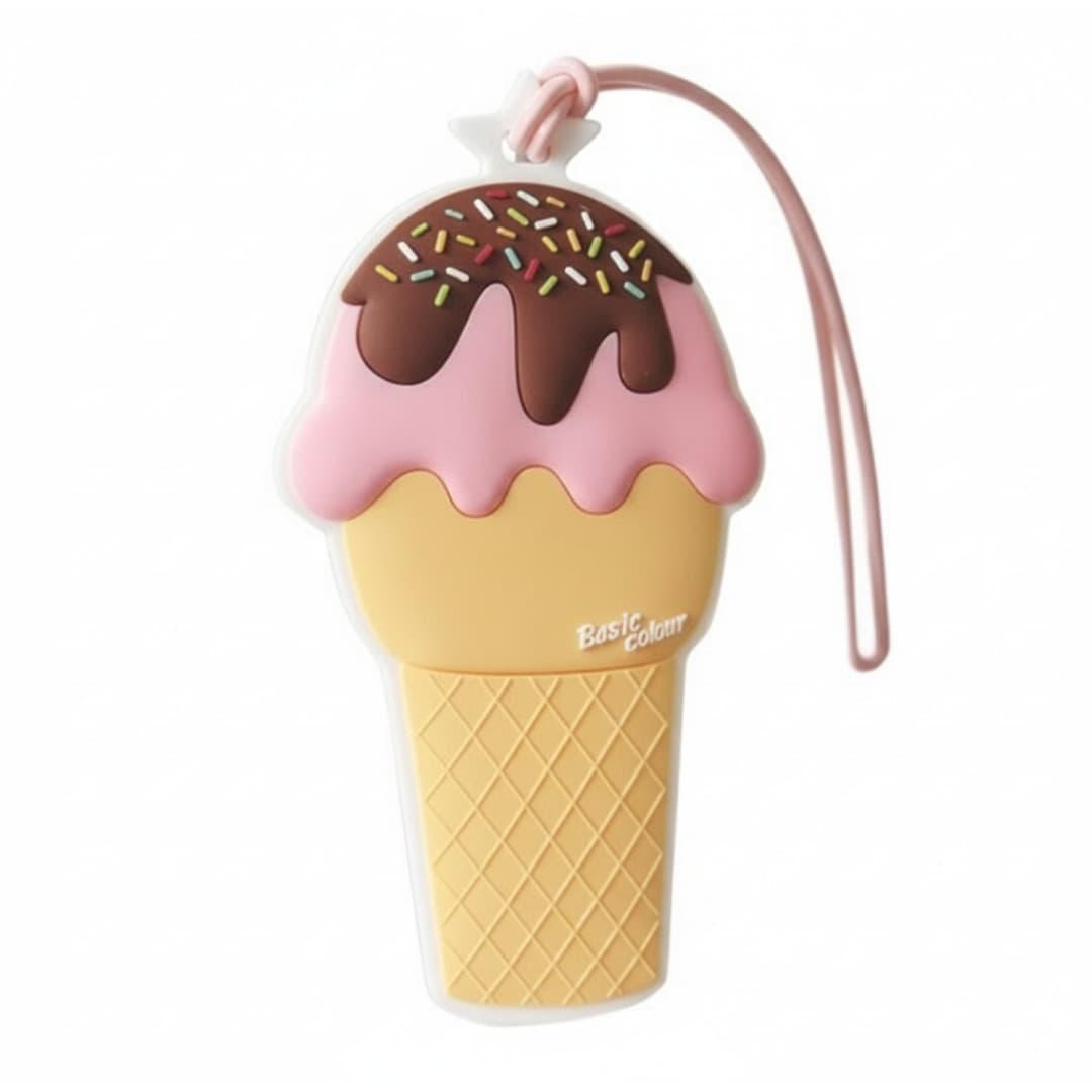 Ice Cream Luggage Tag – Silicone Travel ID Label