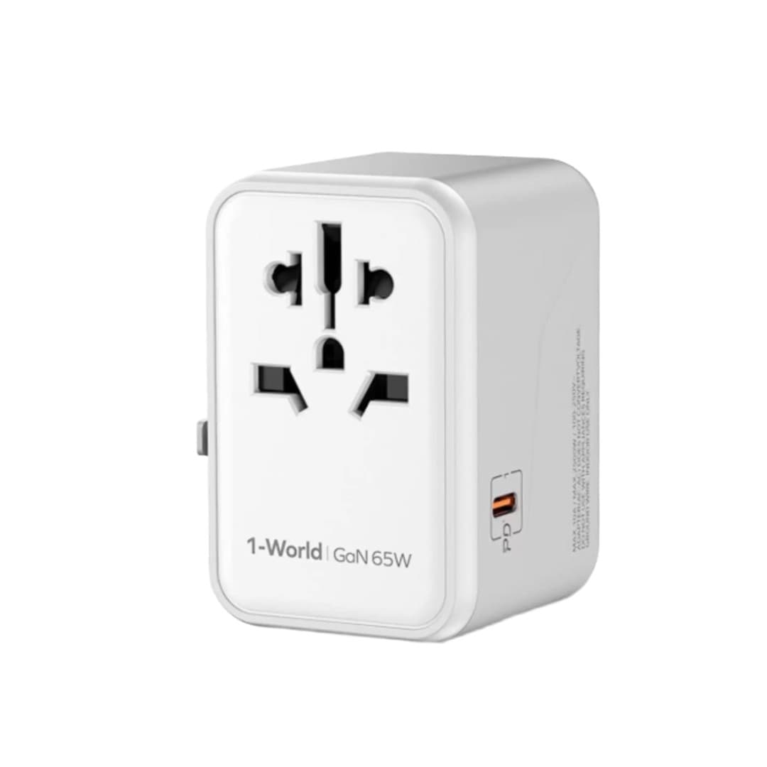 MOMAX 1-World GaN 65W PD Travel Adapter (UA8)