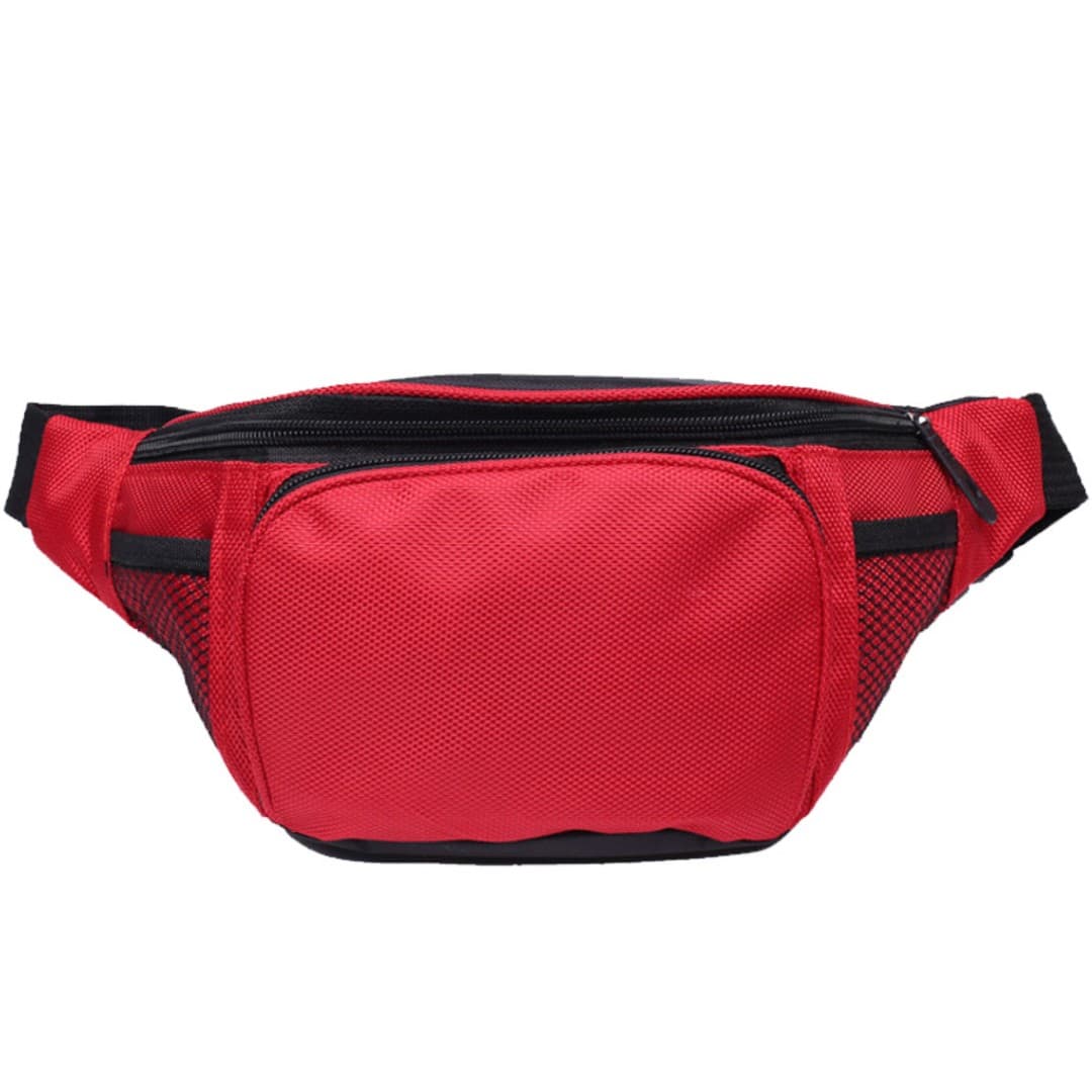 Multi-Pocket Waist Pouch (Nylon | Lightweight Travel Belt Bag)