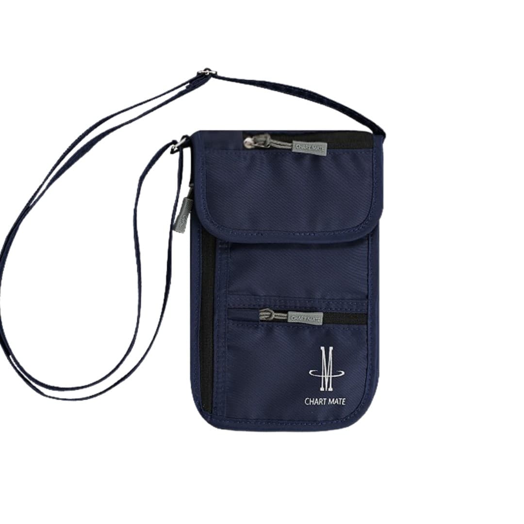 Travel Document Crossbody Bag – Multi-Pocket Passport & Phone Holder