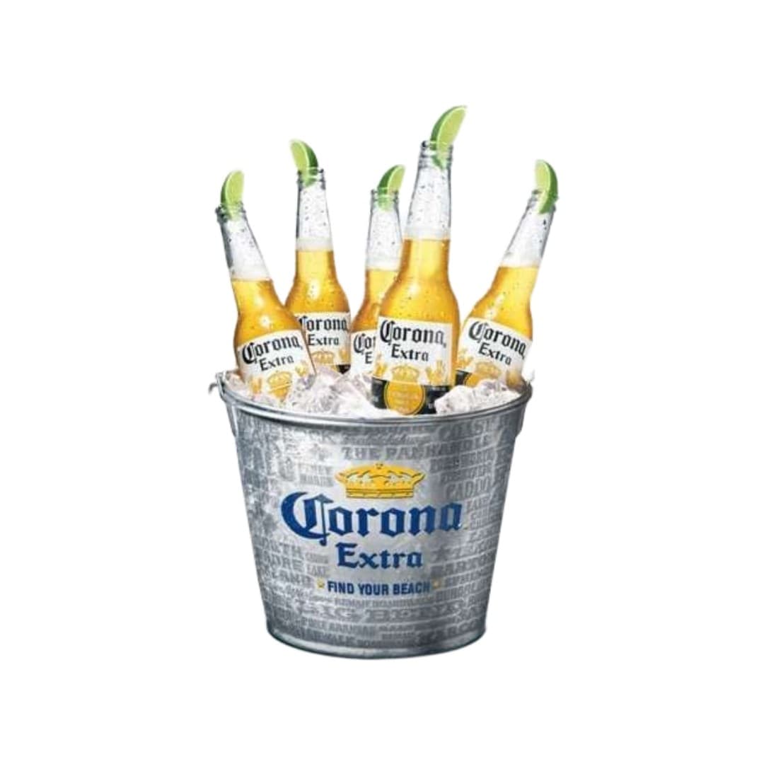 Custom Metal Ice Bucket & Drink Cup Set