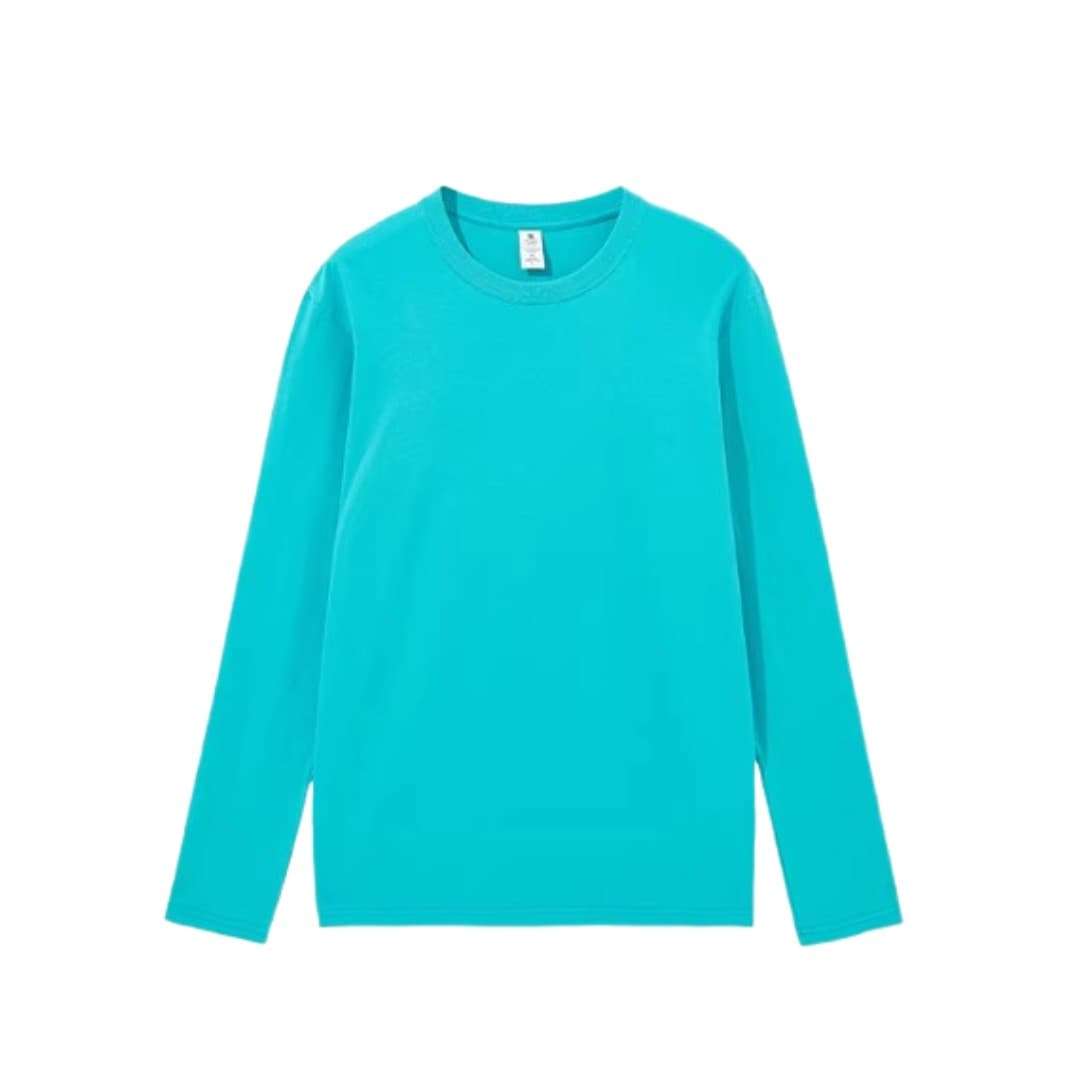 Oversize Long Sleeve Cotton T-Shirt (Unisex | Custom Logo Ready)