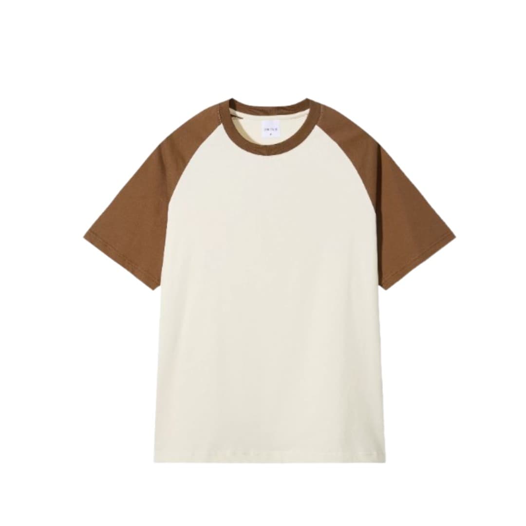 Oversize Raglan Sleeve Cotton T-Shirt (Unisex | Custom Logo Printing)