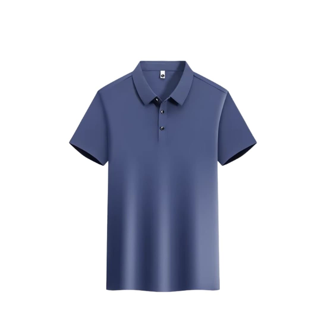 Premium Ice Silk Smooth-Finish Polo Shirt | Custom Logo Corporate Uniform & Event Apparel
